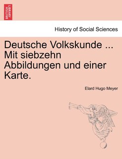 Front cover_Deutsche Volkskunde ... Mit Siebzehn Abbildungen Und Einer Karte.
