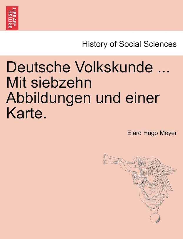 Front cover_Deutsche Volkskunde ... Mit Siebzehn Abbildungen Und Einer Karte.