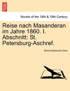 Front cover_Reise Nach Masanderan Im Jahre 1860. I. Abschnitt