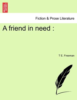 Front cover_A Friend In Need