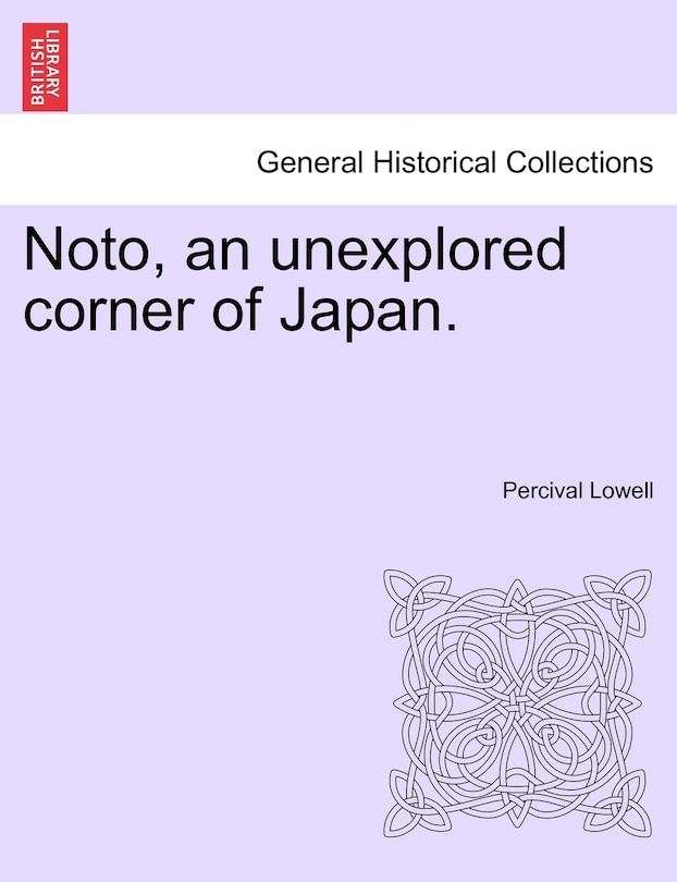 Front cover_Noto, an unexplored corner of Japan.