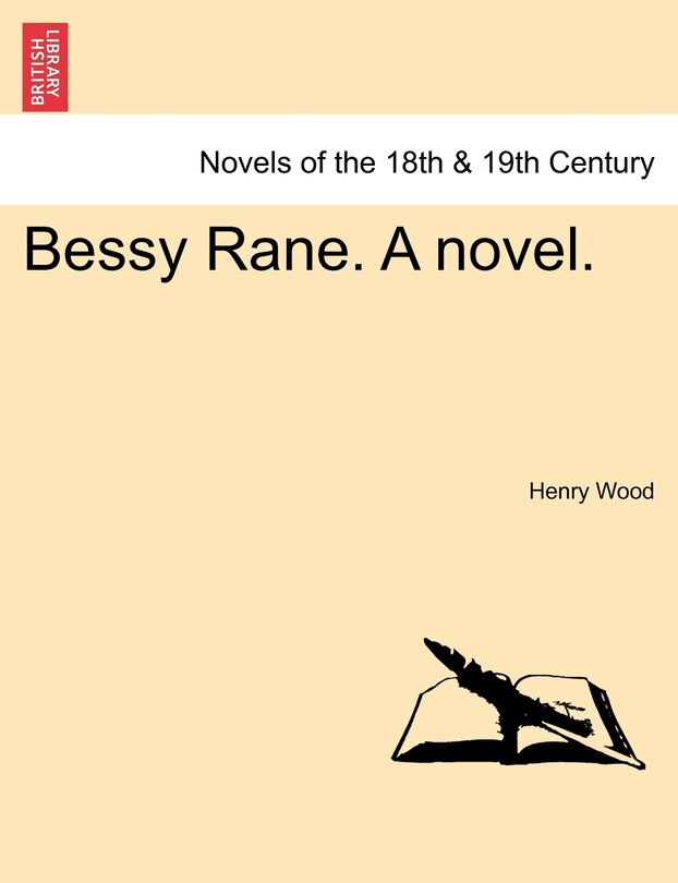Front cover_Bessy Rane. A Novel.
