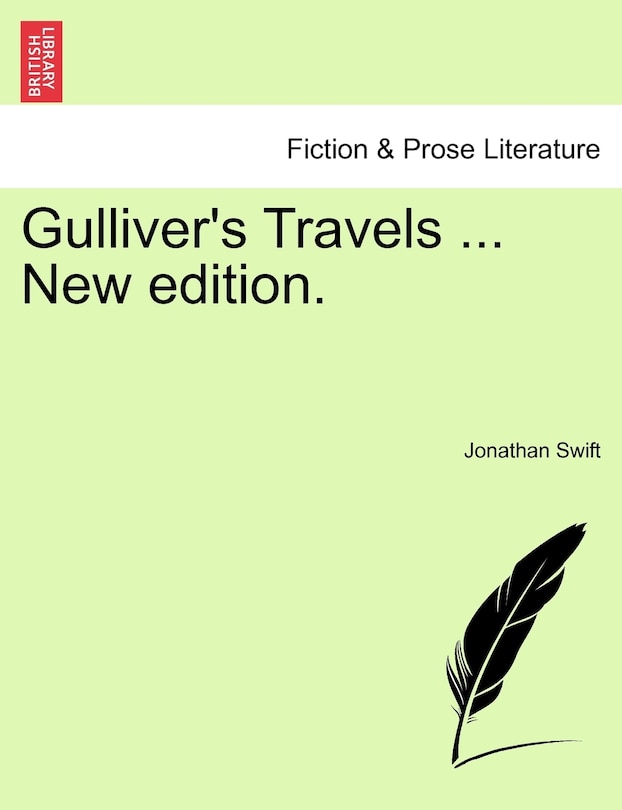 Front cover_Gulliver's Travels ... New edition.