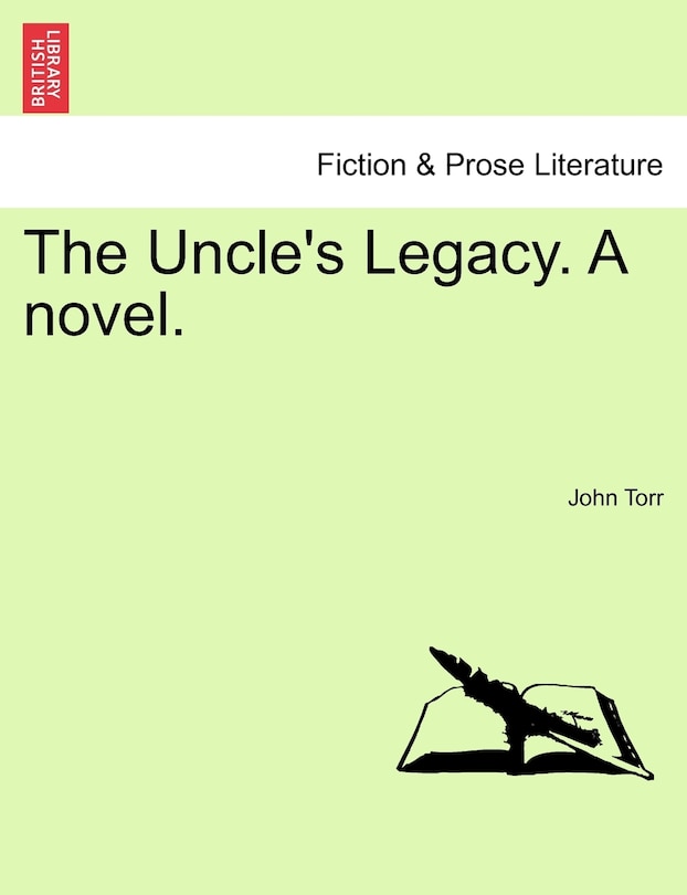 Front cover_The Uncle's Legacy. A Novel.