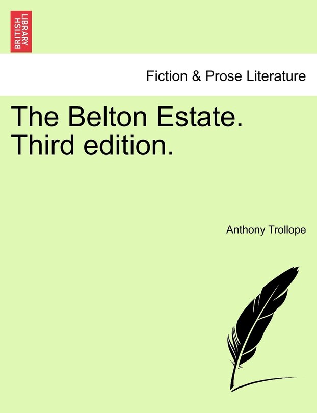 Couverture_The Belton Estate. Third Edition.
