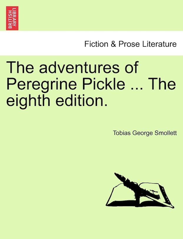 Couverture_The Adventures Of Peregrine Pickle ... The Eighth Edition.