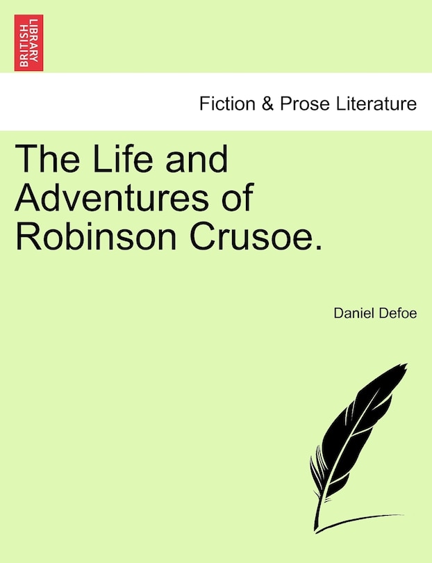 Front cover_The Life And Adventures Of Robinson Crusoe.