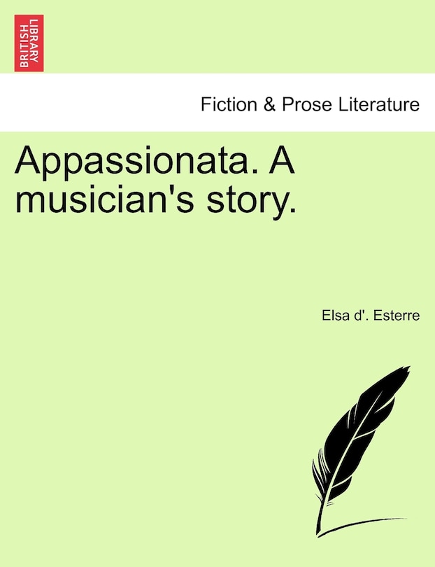 Front cover_Appassionata. A Musician's Story.