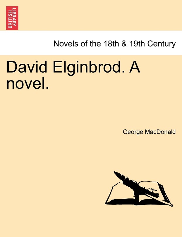 Couverture_David Elginbrod. A novel. Vol. II.