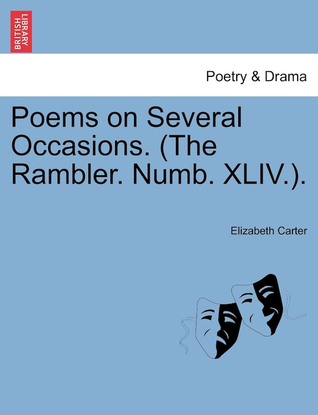 Couverture_Poems On Several Occasions. (the Rambler. Numb. Xliv.).