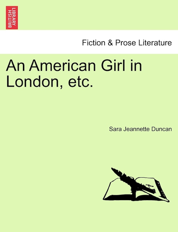 Front cover_An American Girl in London, etc.