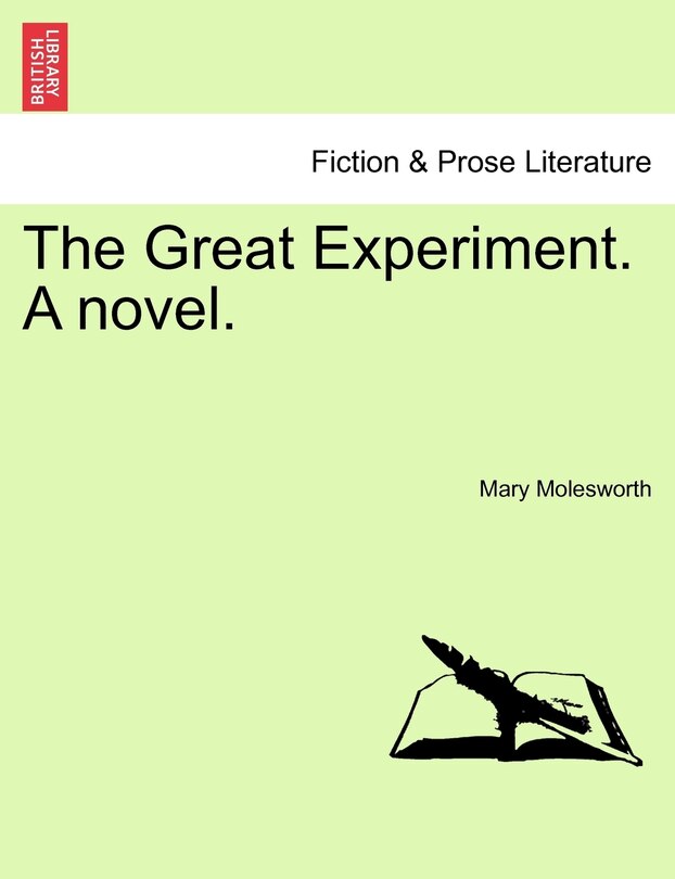 Couverture_The Great Experiment. A Novel.