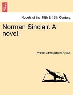 Couverture_Norman Sinclair. A Novel.
