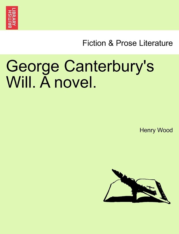 Couverture_George Canterbury's Will. A Novel. Vol. Ii.