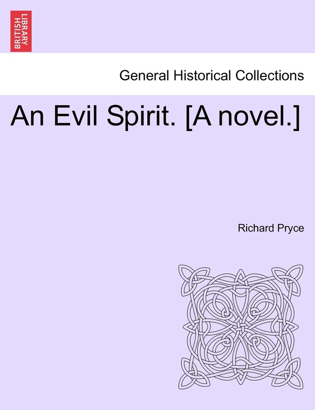 Couverture_An Evil Spirit. [a Novel.]