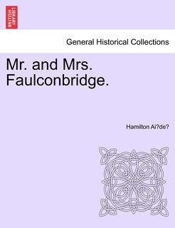 Couverture_Mr. And Mrs. Faulconbridge.