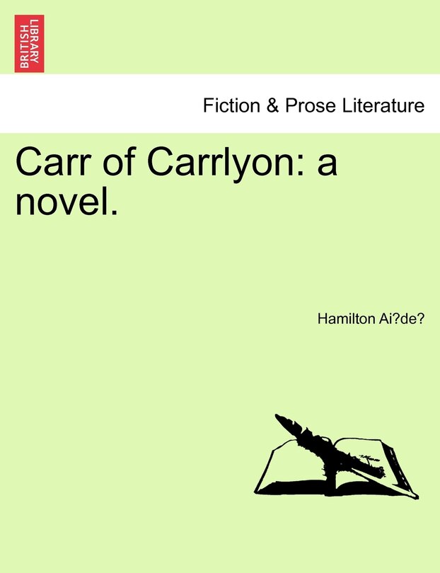 Front cover_Carr Of Carrlyon