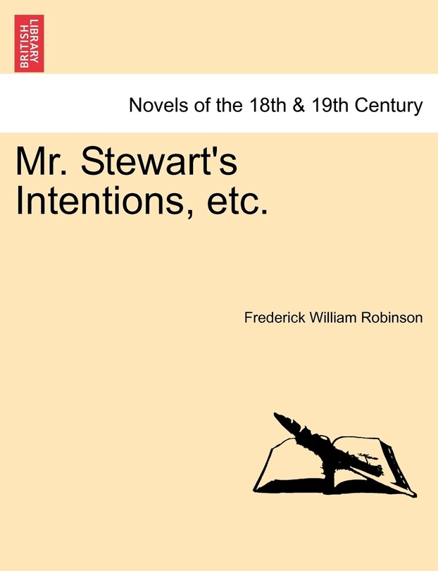 Front cover_Mr. Stewart's Intentions, Etc.