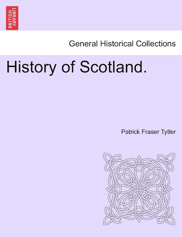 Front cover_History Of Scotland.