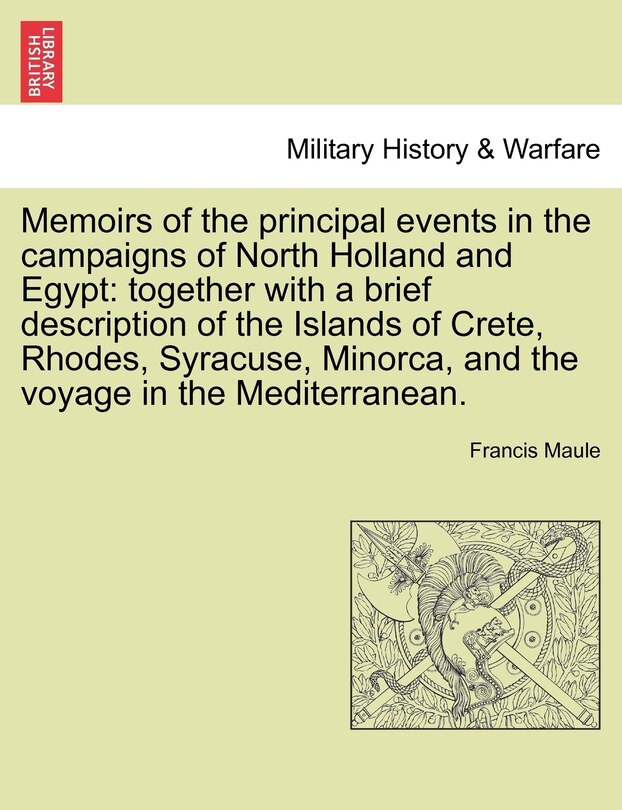 Couverture_Memoirs of the Principal Events in the Campaigns of North Holland and Egypt