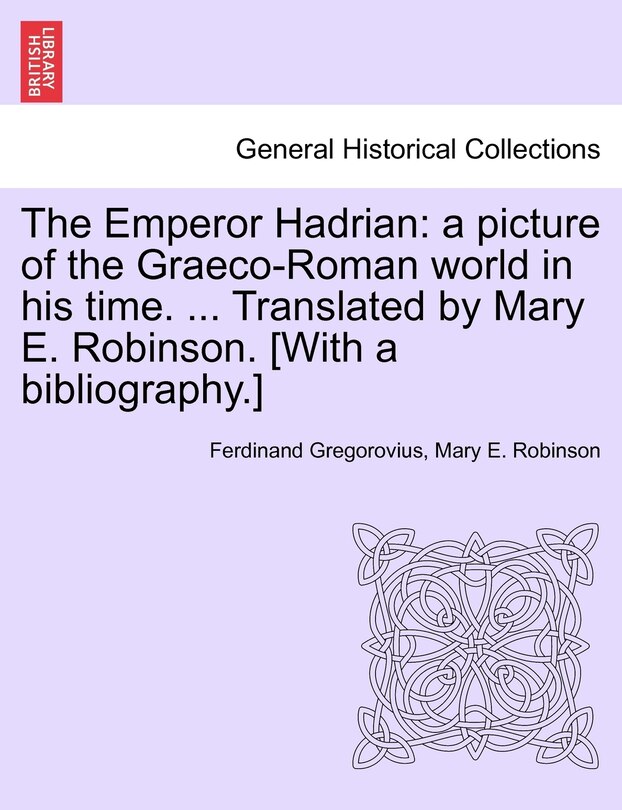 Front cover_The Emperor Hadrian