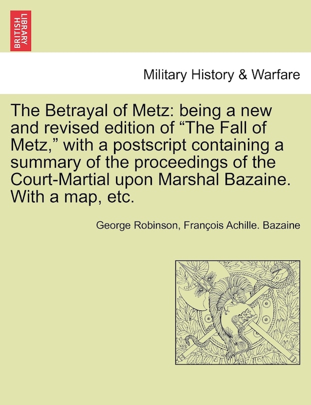 Couverture_The Betrayal of Metz