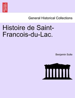 Couverture_Histoire De Saint-francois-du-lac.