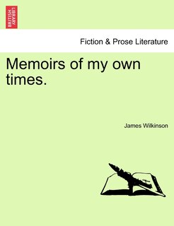 Front cover_Memoirs Of My Own Times.