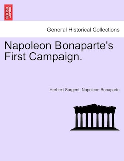 Front cover_Napoleon Bonaparte's First Campaign.