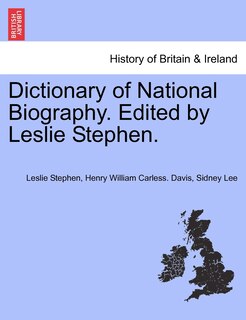 Couverture_Dictionary of National Biography. Edited by Leslie Stephen. Vol. XV.