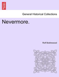 Front cover_Nevermore. Vol. I.
