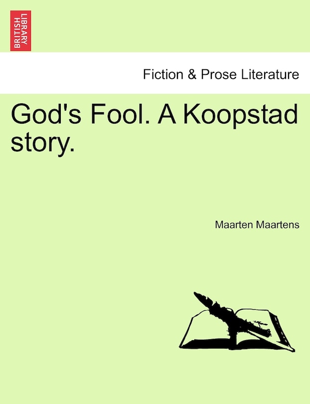 Couverture_God's Fool. A Koopstad Story. Vol. I.
