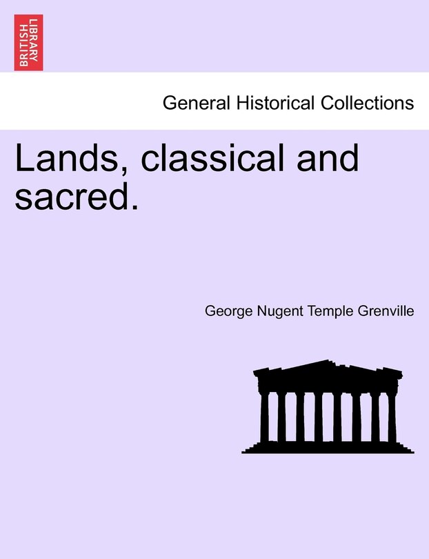 Couverture_Lands, Classical And Sacred.
