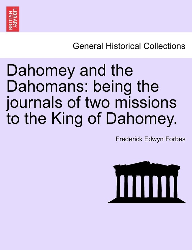Front cover_Dahomey and the Dahomans
