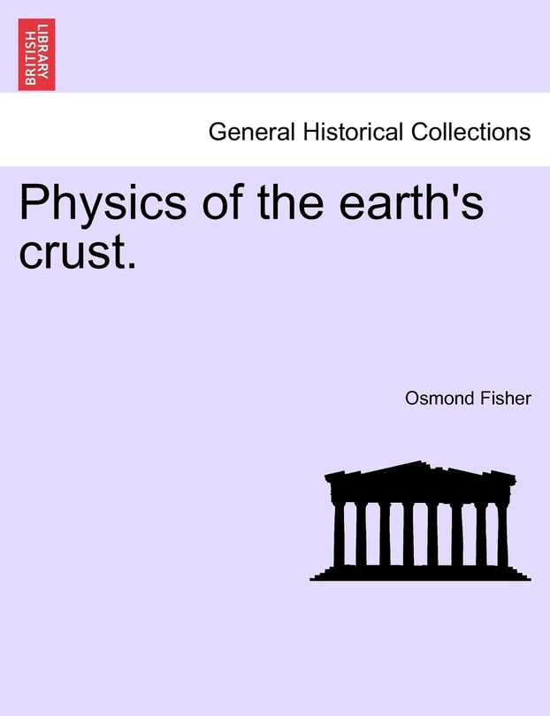 Front cover_Physics Of The Earth's Crust.