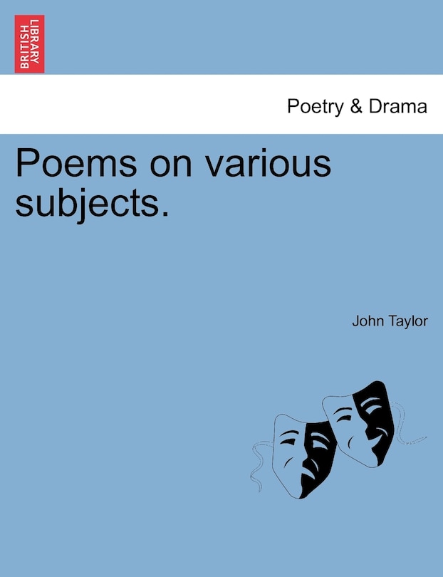 Front cover_Poems On Various Subjects.