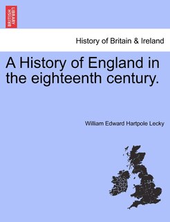 Front cover_A History Of England In The Eighteenth Century.