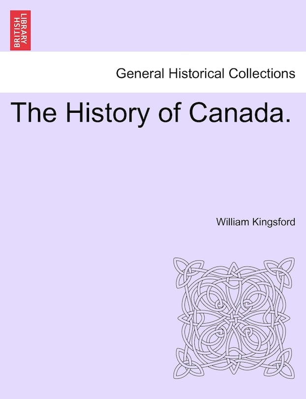 Front cover_The History Of Canada.