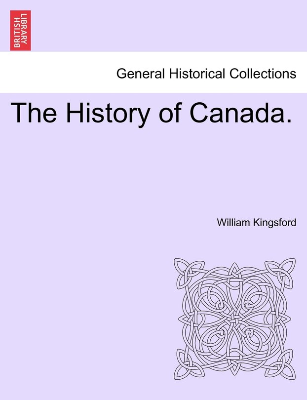 Front cover_The History Of Canada.