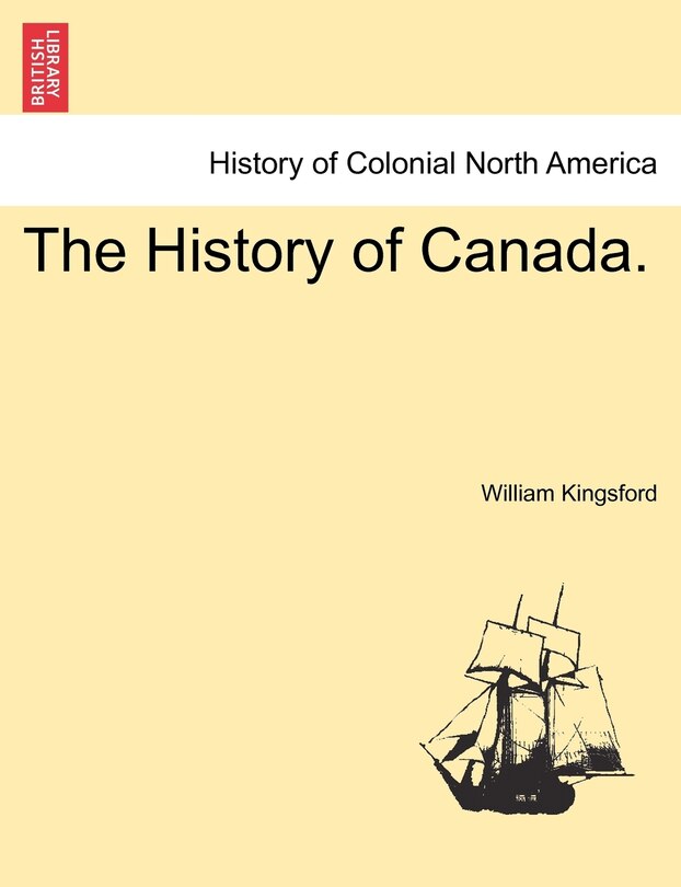 Front cover_The History Of Canada.