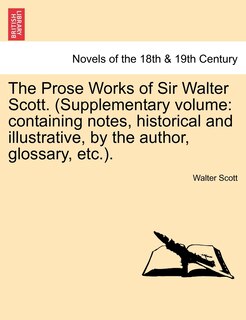 Front cover_The Prose Works Of Sir Walter Scott. (supplementary Volume