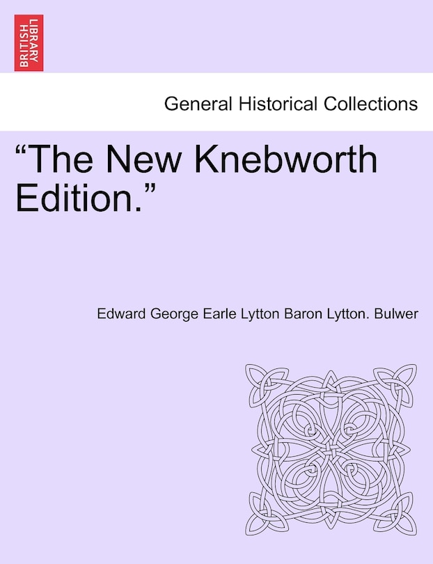 Front cover_The New Knebworth Edition.