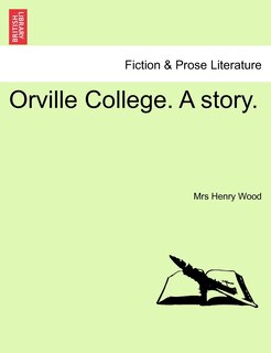 Couverture_Orville College. A Story.