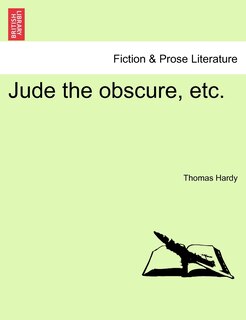 Front cover_Jude The Obscure, Etc.