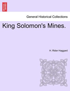 Front cover_King Solomon's Mines.