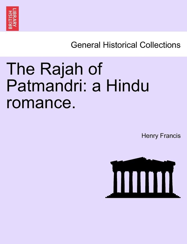Couverture_The Rajah Of Patmandri