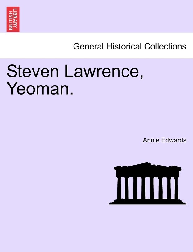 Front cover_Steven Lawrence, Yeoman.