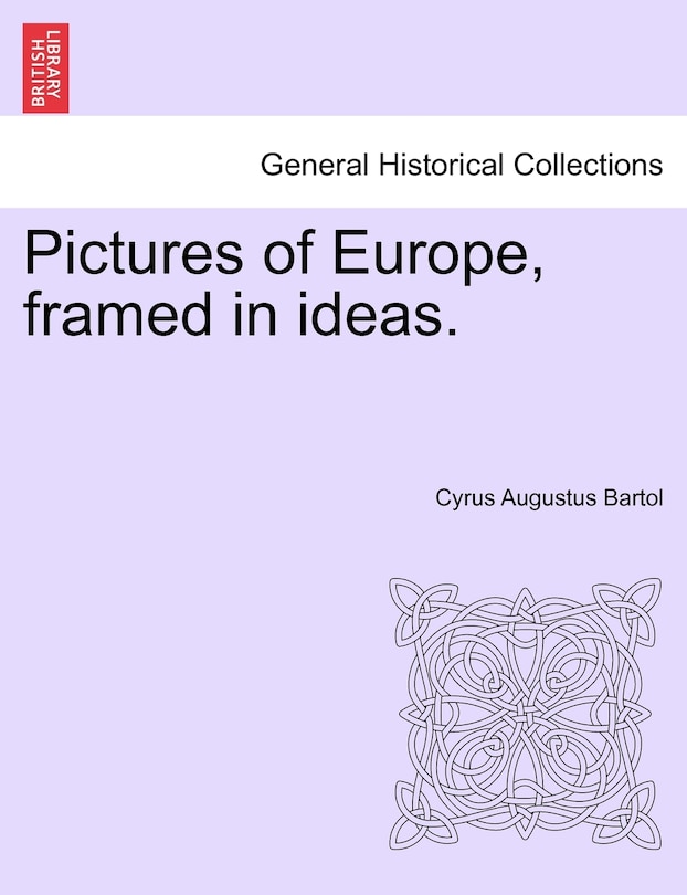 Couverture_Pictures Of Europe, Framed In Ideas.