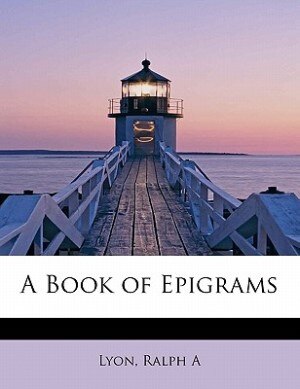 Front cover_A Book Of Epigrams