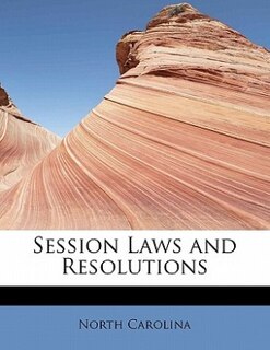 Couverture_Session Laws And Resolutions